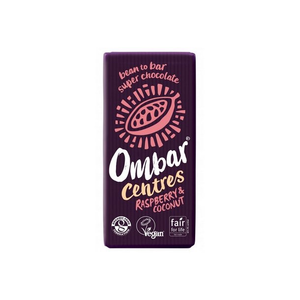 Ombar Hindb�r &amp; Kokosn�d � - 70 g.