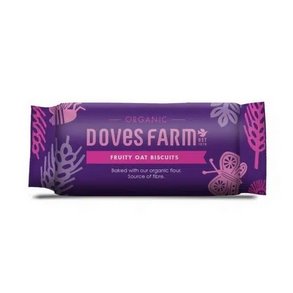 Doves Farm Freee Frugt & havre kiks  - 200 g.