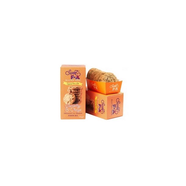 Island Bakers Tranebr &amp; Appelsin Cookies  Sweet FA  - 125 g. 