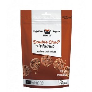 Kookie Cat Dobbelt Choc Valn�d � 100 gram