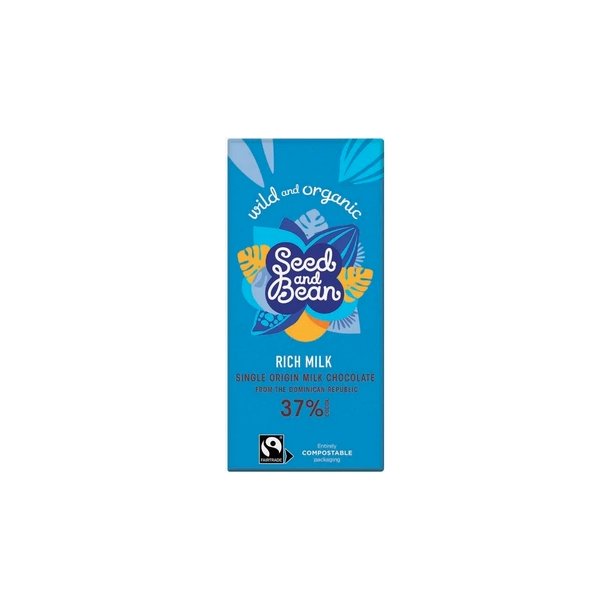 Seed &amp; Bean Mlkechokolade 37%  - 75 g