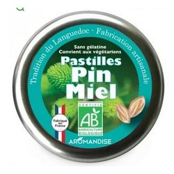 Clearspring Pastiller m. honning &amp; fyrn�le � - 45 g.