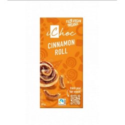 iChoc Cinnamon Roll (Kanelsnegl)  - 80 g.
