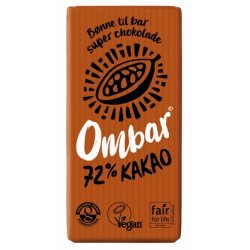 Ombar Raw chokolade 72 % � - 35 g.