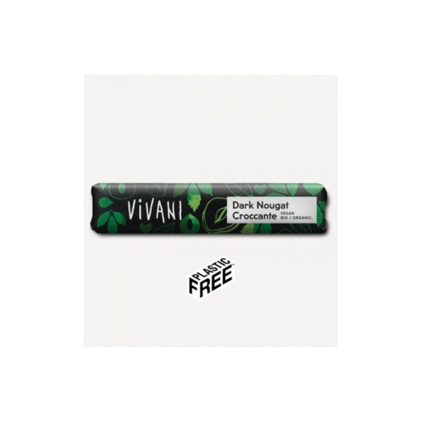 Vivani nougat crocant bar  x4 - 35 g