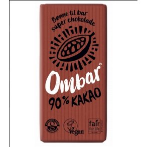 Ombar 90% chokolade � - 35 g.