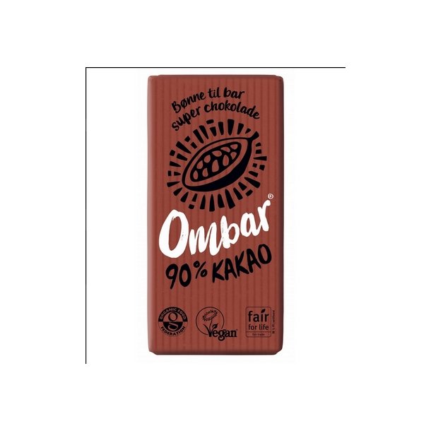 Ombar 90% chokolade � - 35 g.