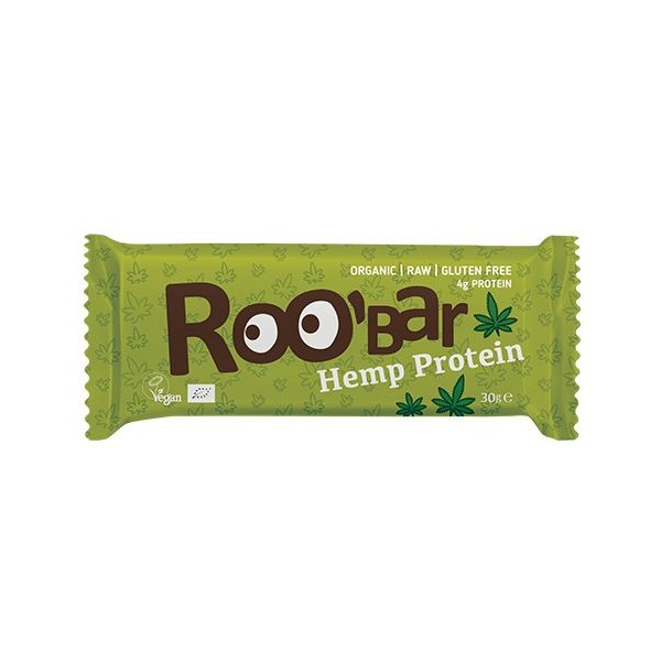 Bar med hamp  Raw Roobar - 4 stk.