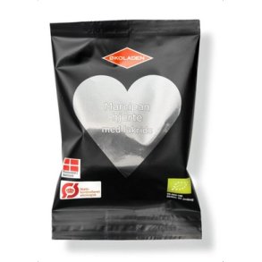 koladen Marcipanhjerte Lakrids  - 19 g.