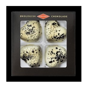 koladen Marcipanhjerte Lakrids 4 stk  - 75 g.