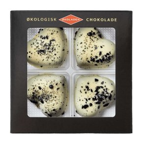 �koladen Marcipanhjerte Lakrids 4 stk � - 75 g.