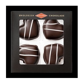 koladen Marcipanhjerter 4 stk  - 75 g.