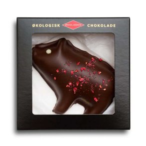 koladen Marcipangris med hindbr - kologisk