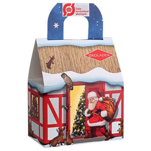 koladen Julehus chokolade mix, kologisk - 18 g.