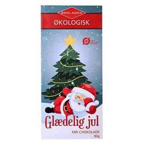 koladen Gldelig jul chokolade mix - kologisk