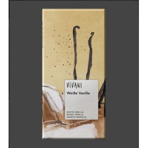 Vivani chokolade hvid  m. - 80 g.