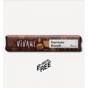 Vivani espresso biscotti bar  x4 - 40 g.