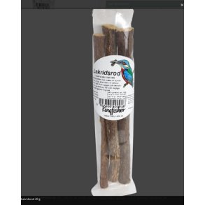 Kingfischer Lakridsrdder - 20 g.