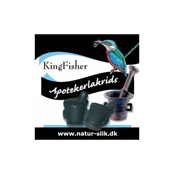 Kingfisher Apoteker lakrids - 90 g.