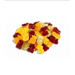 Hjerte Bj�rn Frugtfyldte Jungledyr �  - 80 g.