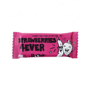 Bar Jordbr og banan  - Roobar - 4 stk. 