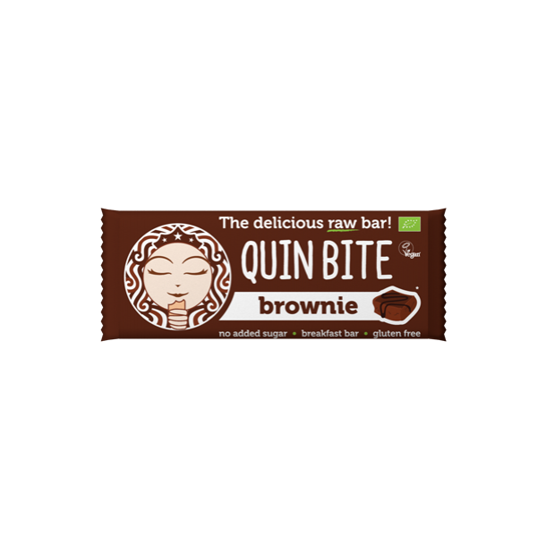 Brownie bar  - Quin Bite - 4 stk. 