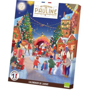 Pauline Julekalender med Chokolade til b�rn - �kologisk