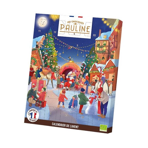Pauline Julekalender med Chokolade til b�rn - �kologisk