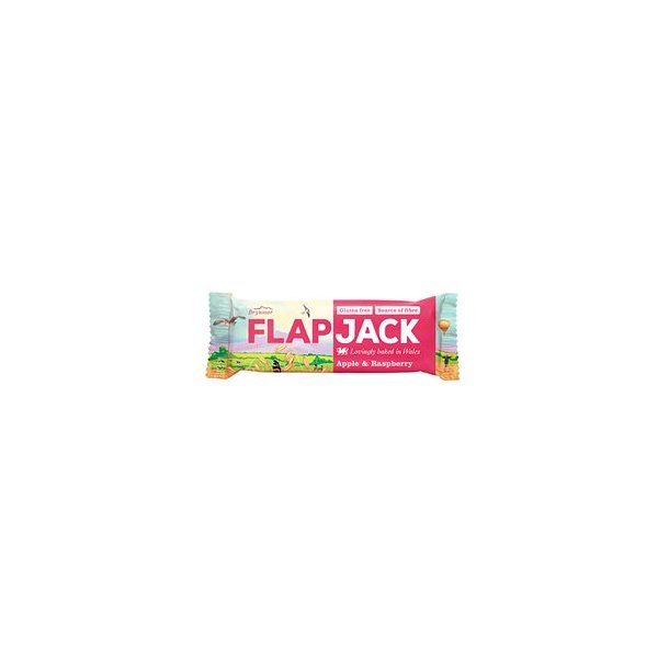Flapjack ble og hindbr -  4 stk. 