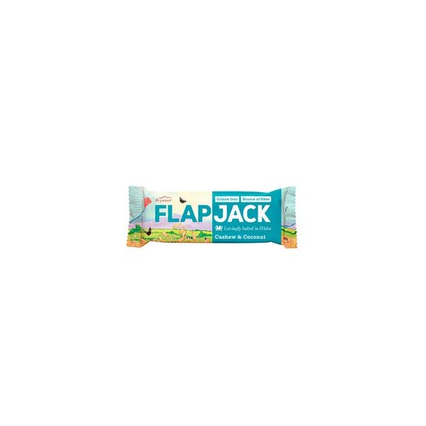 Flapjack cashew og kokos - 4 stk. 