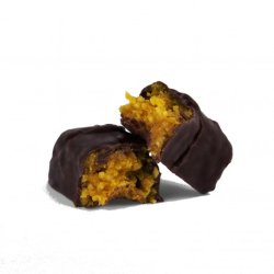 Kokosbite citron &amp; gurkemeje  - 4 stk.