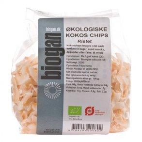 Biogan Kokoschips ristet  - 200 g.