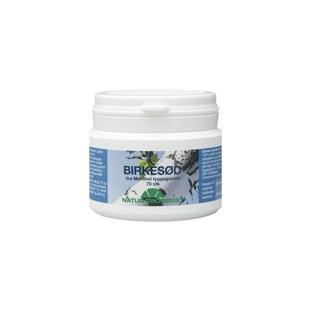 Natur-Drogeriet Tyggegummi Birkesd ice menthol- 70 stk.