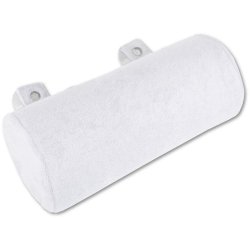 Rund luksuspude til badekar med sugekopper - 11 x 25 cm.