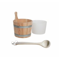 Saunaspand inkl. saunaske og inderspand