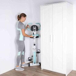 Ultrasport F-Bike Motionscykel Advanced med rygln - Sammenklappelig