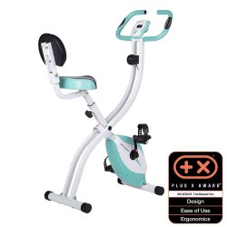 Ultrasport F-Bike Motionscykel Advanced med rygln - Sammenklappelig