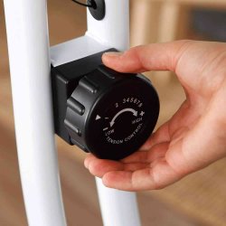 Ultrasport F-Bike Motionscykel Advanced med rygln - Sammenklappelig