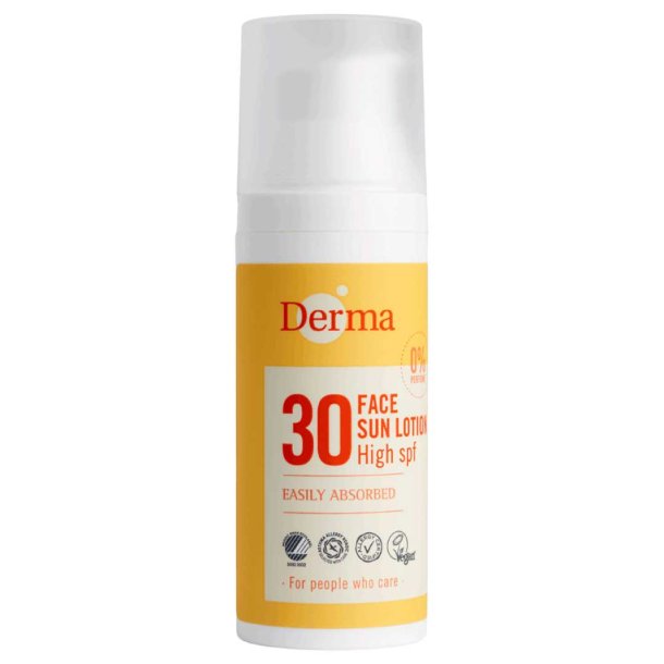 Derma Sollotion til ansigt SPF 30 - 50 ml.