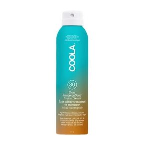 Coola Clear Body Spray SPF 30, Tropical Coconut - 177 ml.