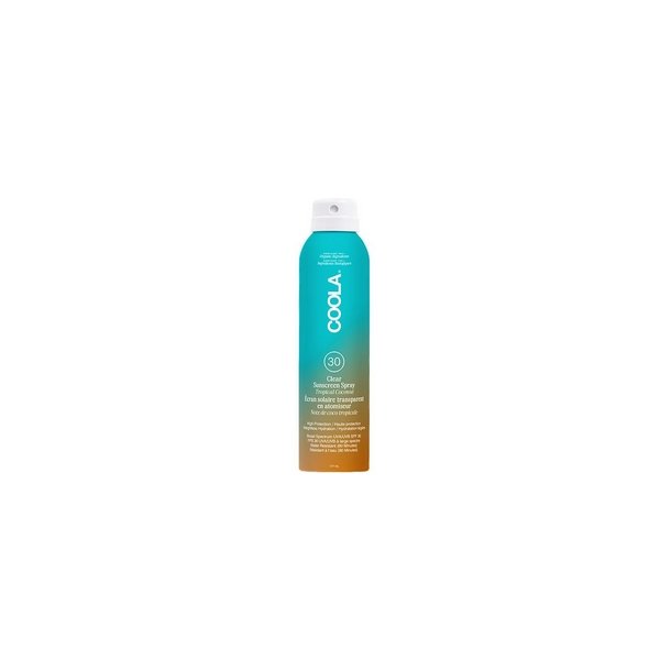 Coola Clear Body Spray SPF 30, Tropical Coconut - 177 ml.