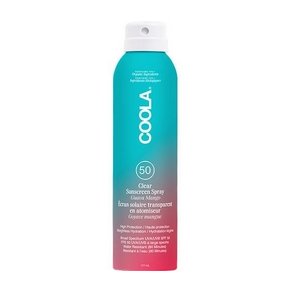 Coola Clear Body Spray SPF 50, Guava Mango - 177 ml.