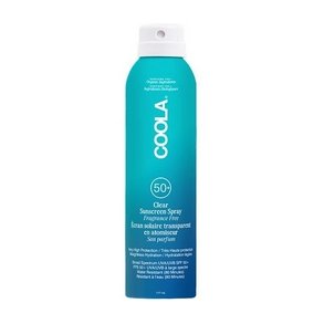 Coola Clear Sunscreen Spray SPF 50, uden parfume - 177 ml.