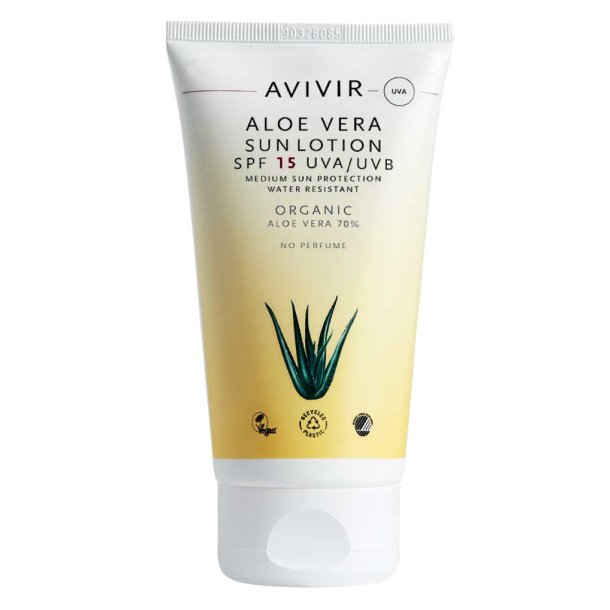 Avivir Aloe Vera Sun Lotion SPF 15 - 150 ml.