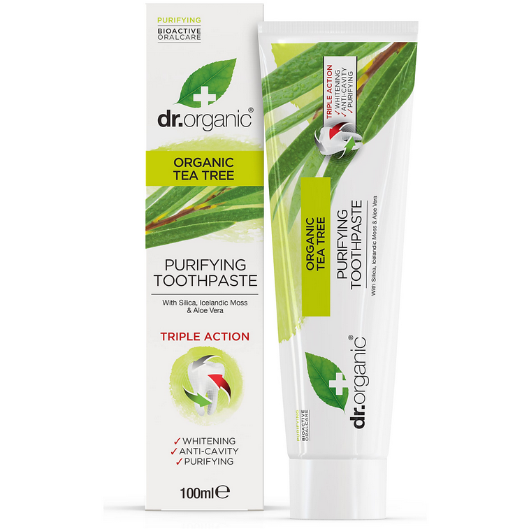 input Streng Rang Dr. Organic | Whitening | Tandpasta | hvide | tænder 