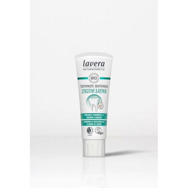 Lavera Naturkosmetik Toothpaste Sensitive & repair - 75 ml.