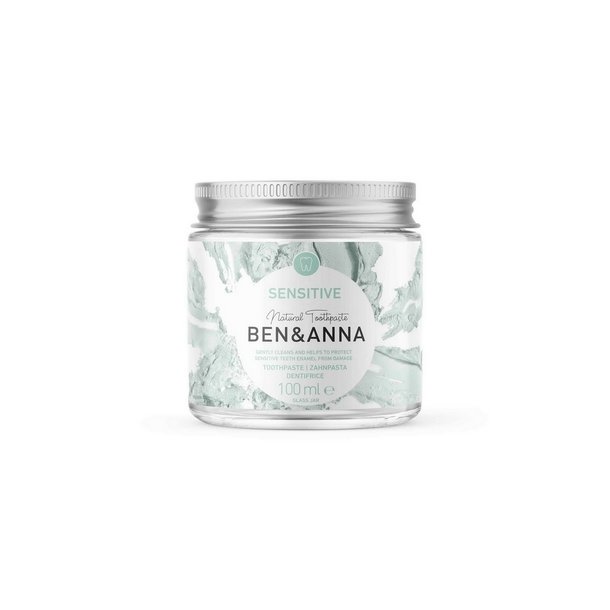 Ben &amp; Anna Dental Care Sensitive Tandpasta uden Fluor - 100 ml.