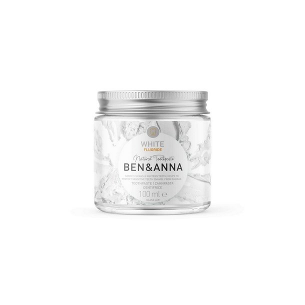 Ben & Anna Dental Care White Tandpasta med Fluor - 100 ml.