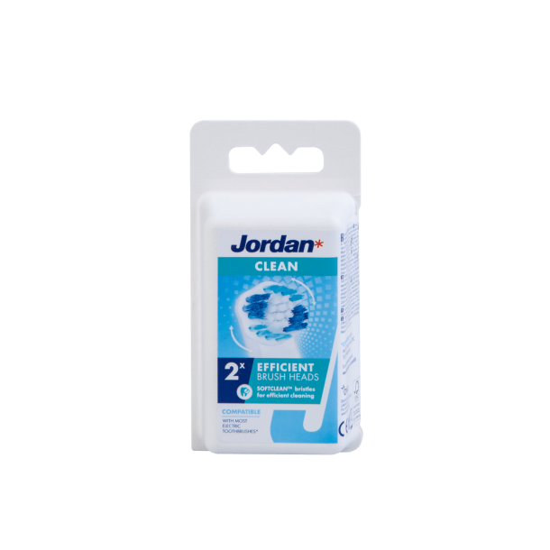 Jordan Clean Brush heads - 2 stk.