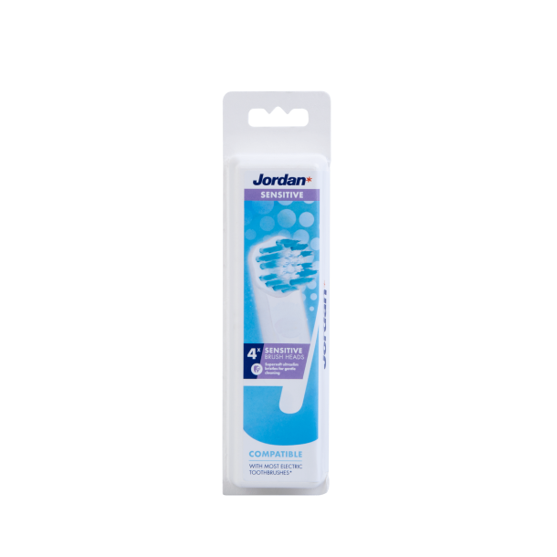Jordan Sensitive Brush heads - 4 stk.